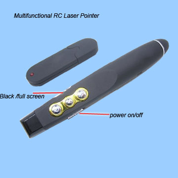 2.4GHz rf wireless laser presenter  RCRF-015