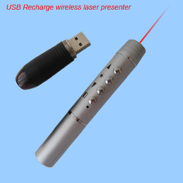 usb recharge laser pointer presenter-kangson offers remote controller, usb laser pointer with page up/down,wirelss presenter for powerpoint