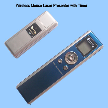 2.4GHz wireless laser presenter with timer, offer rc laser pointer, rf wireless presenter, usb remote control laser pointer, usb laser presenter, rc laser pointer