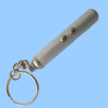 Laser Pointer keychain with led torch, kangson offers laser keychain. 3 in 1 laser keychain, 2 in 1 laser pointer keyhchain, wireless laser pointer
